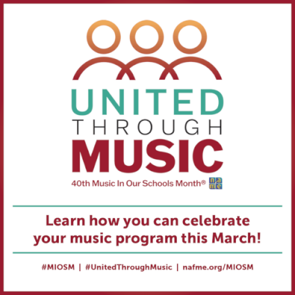 March is Music in Our Schools Month